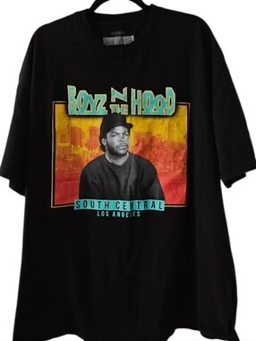 Hybrid Apparel Black Graphic Boyz N The Hood Tee 4xl